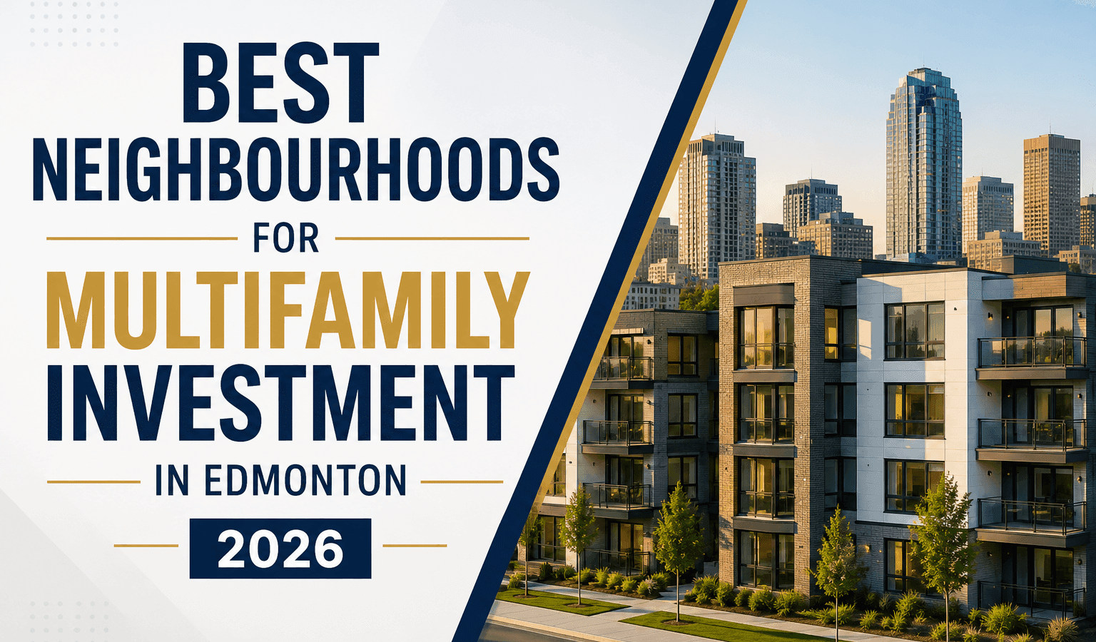 The Best Neighbourhoods in Edmonton for Multifamily Investment